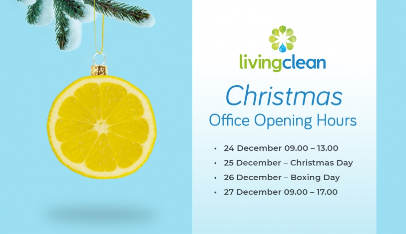 living clean christmas opening times