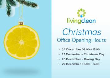 living clean christmas opening times